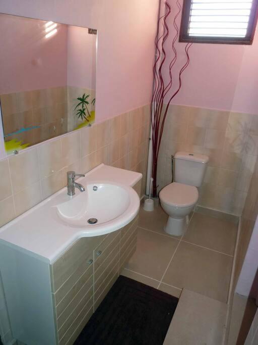 Logement Dans Un Lieu Calme Et Verdoyant A Proximite De Tout Avec Jacuzzi!!! Basse Terre Bagian luar foto